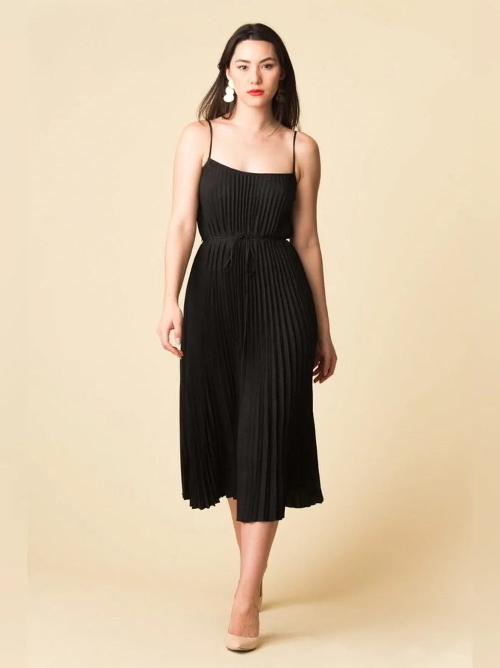 Vince Pleated Cami Dress Size S/P